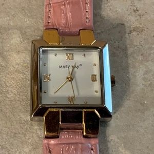 Mary Kay Pink Watch Leather Band